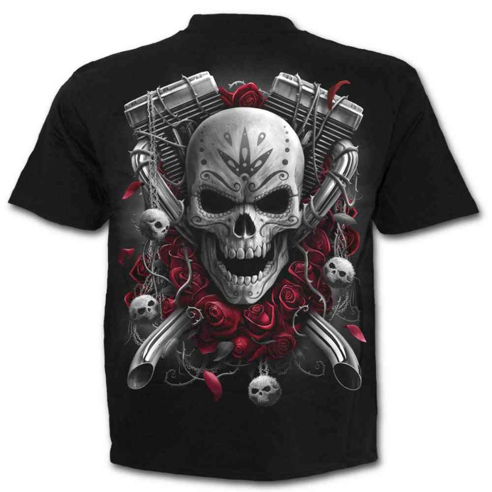 Spiral - DOTD BIKERS Mens Tshirt - Black